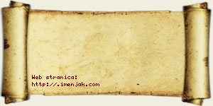 Isak Tasojević vizit kartica